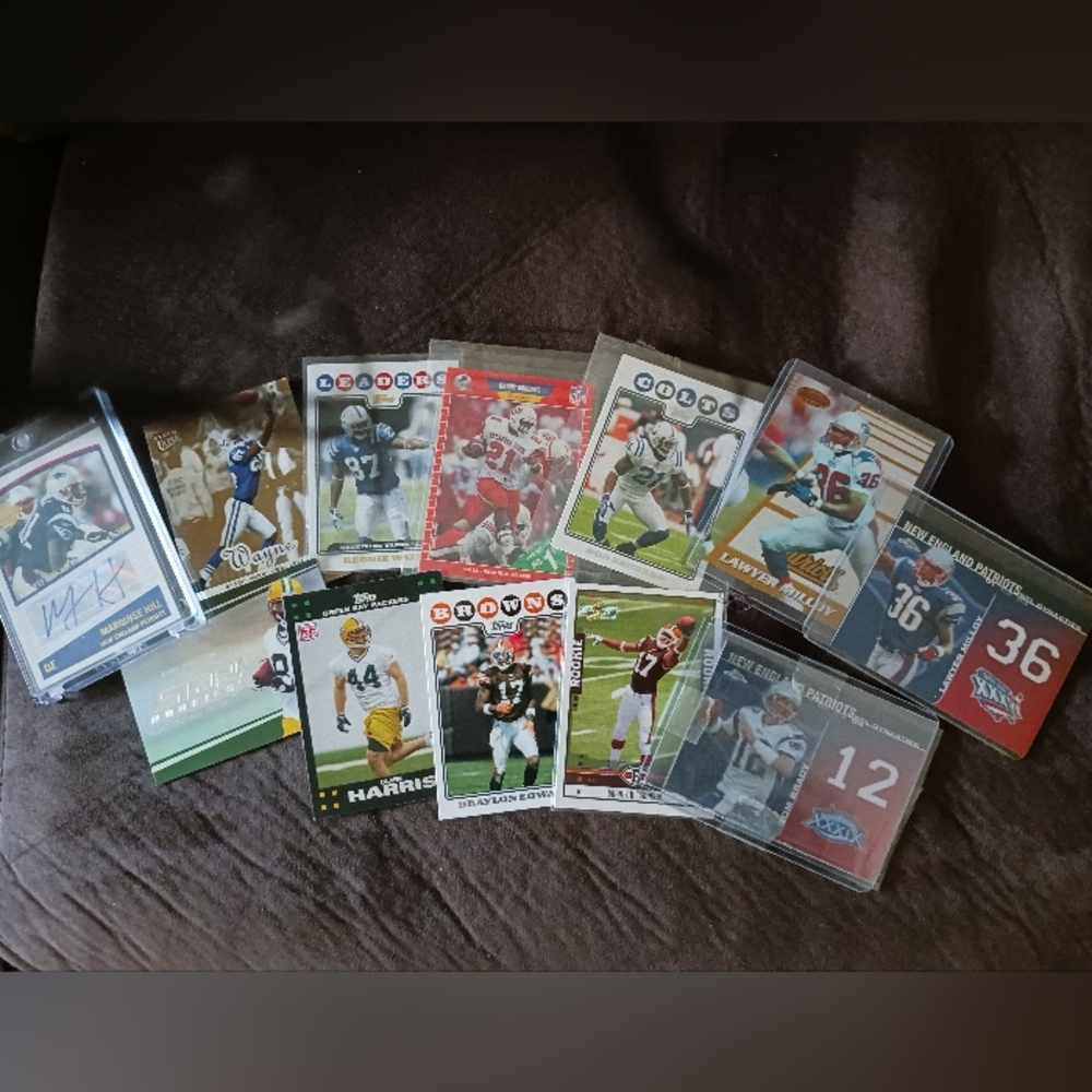 Assorted Football Trading Cards